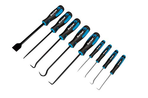 BlueSpot Tools 07959 Schaber-Set, strapazierfähig, 9-teilig von Blue Spot Tools