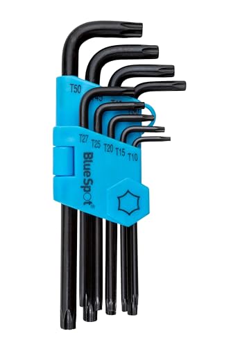 BlueSpot Tools 15305 Torx-Schlüssel-Set, langarm, 9-teilig von Blue Spot Tools