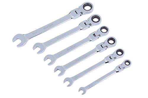 Flexibles Blue-Spot-Ratschenschlüssel-Set, 6-teilig (04312) von Blue Spot Tools