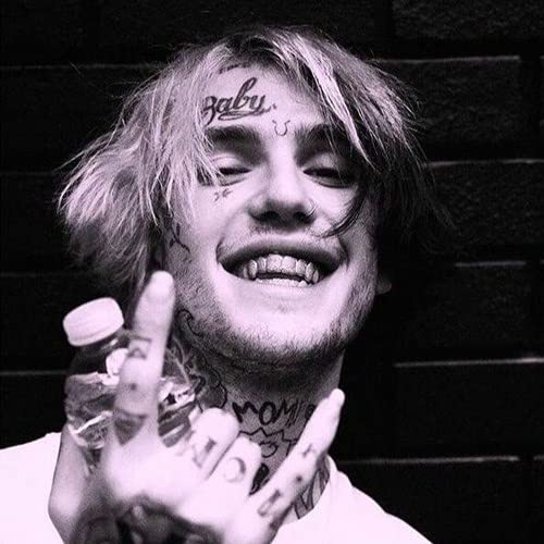 Blue Throat Collection American Rapper Emo Lil Peep Poster 30,5 x 45,7 cm von Blue Throat