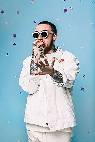 Blue Throat Trident Collection MAC Miller Eating An Apple Poster 30,5 x 45,7 cm von Blue Throat