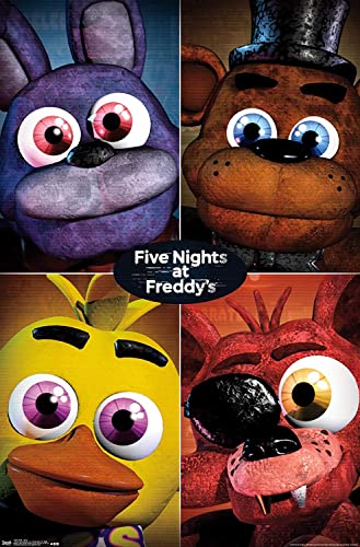 Blue Throat Trident Collection Five Nights at Freddy's – Quad-Poster, 30,5 x 45,7 cm von Blue Throat