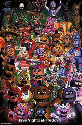 Trident Collection Five Nights at Freddy's Poster, 30,5 x 45,7 cm von Blue Throat