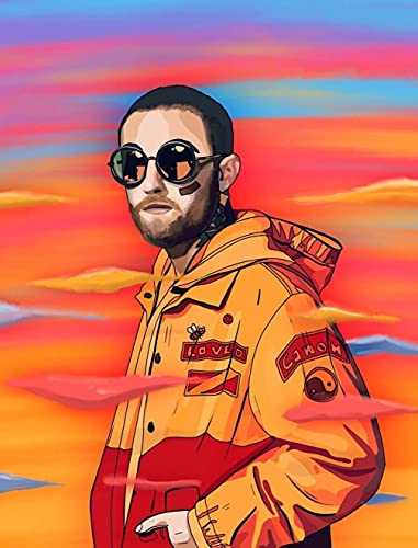 Trident Collection MAC Miller Art Work Poster, 30,5 x 45,7 cm von Blue Throat