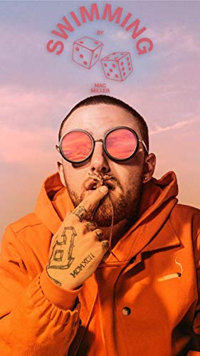 Trident Collection MAC Miller Swimming Poster 30,5 x 45,7 cm von Blue Throat