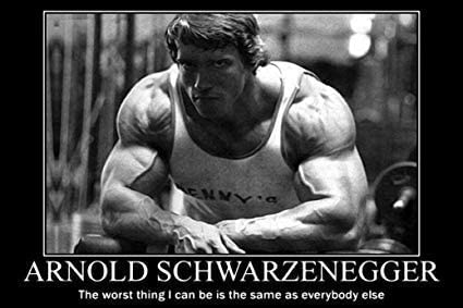 Trident Collection Poster Arnold Schwarzenegger Inspiration Bodybuilding, 30,5 x 45,7 cm von Blue Throat