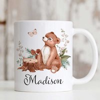 Personalisierte Bärentasse, Baby Bär Kindertasse Personalisierte Bärentasse, Baby Bär Kindertasse von BlueBoxGiftsAU