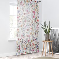 Boho Blumen Fenster Vorhang Bunte Wildblumen Wohnkultur Garten Edel Innenarchitektur Mädchen Kinderzimmer 50"× 84" von BlueBunnyGiftShop