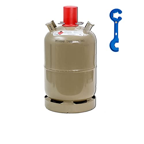 Bluecraft 11 kg leere Gasflasche optimal für Camping Grill Caravan Handwerk und Heizer - tragbare Propangasflasche inkl. Gasreglerlöser DUO - europaweit tauschbar! Bluecraft 11 kg leere Gasflasche optimal für Camping Grill Caravan Handwerk und Heizer - tragbare Propangasflasche inkl. Gasreglerlöser DUO - europaweit tauschbar! von Bluecraft