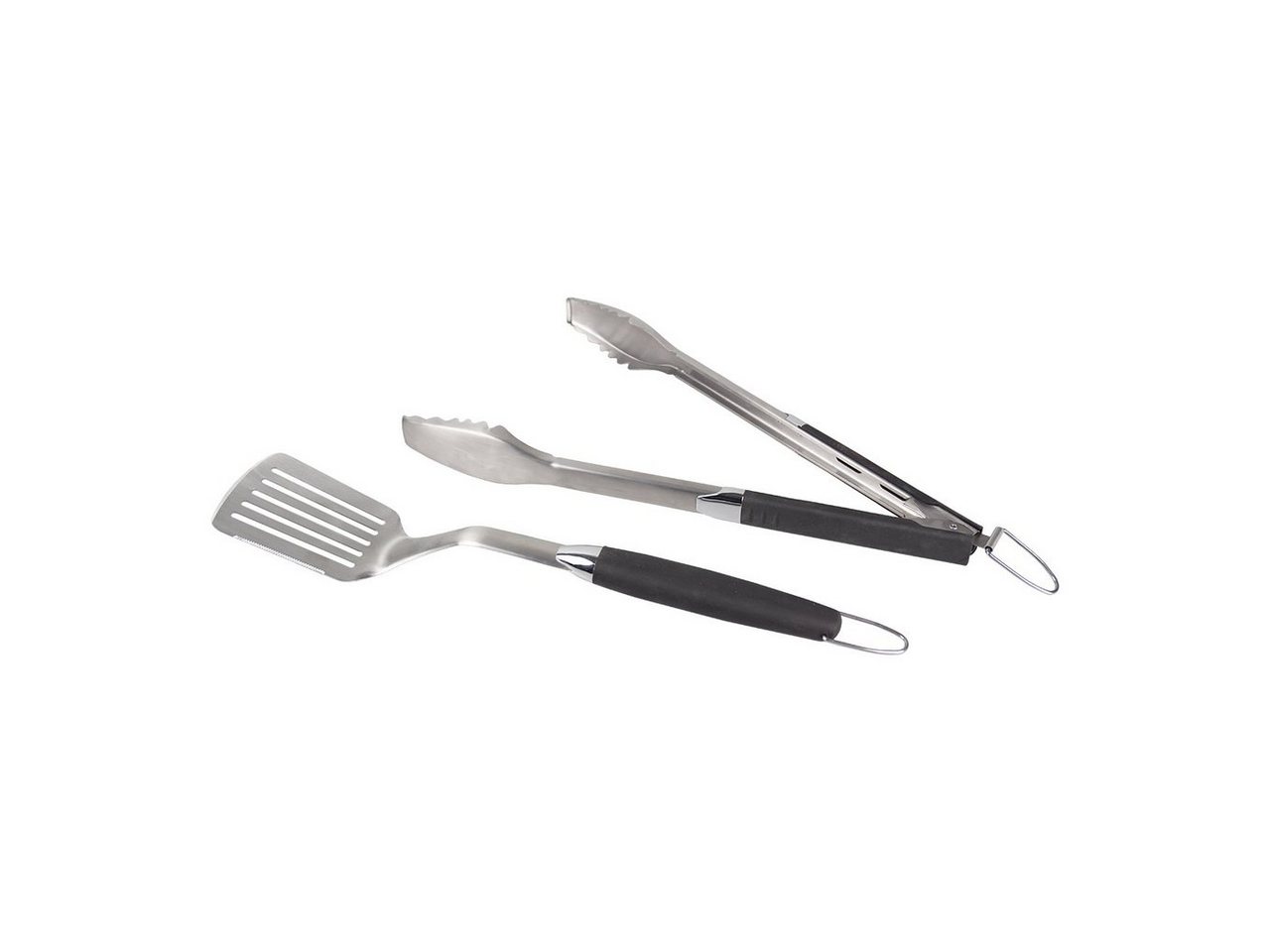 BlueCraft Grillbesteck-Set, 2 tlg. - Grill-Zange & Burger-Wender von BlueCraft