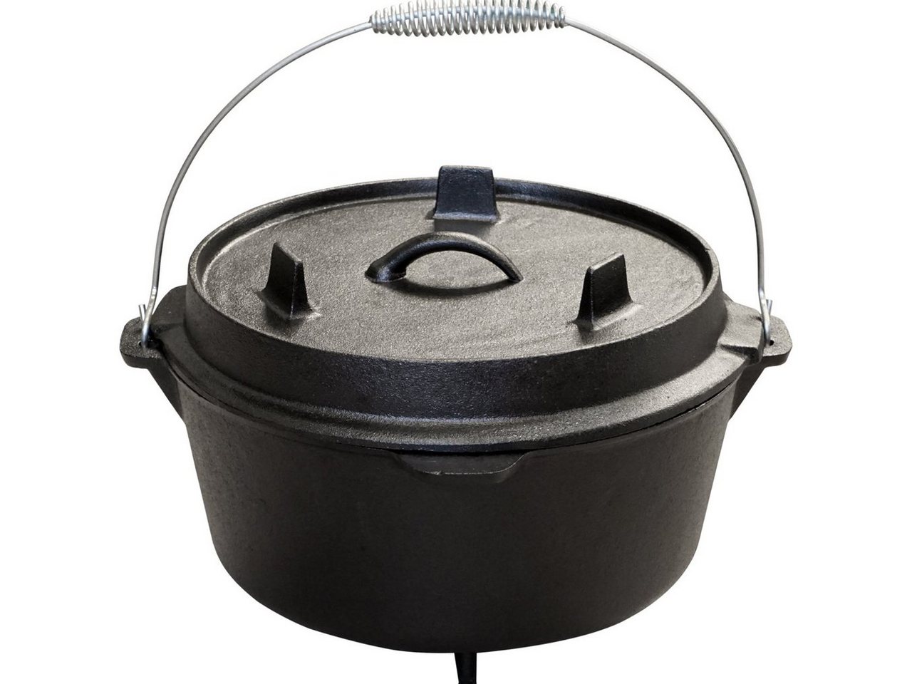 BlueCraft Schmortopf, Gusseisen, Premium Dutch Oven 4.5 qt mit Füßen von BlueCraft