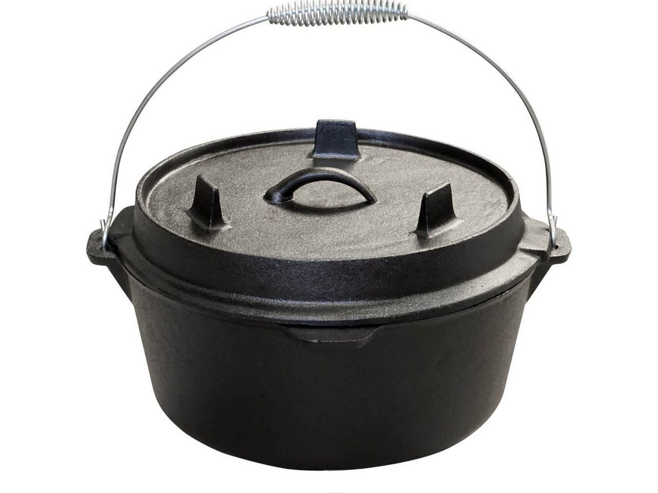 BlueCraft Schmortopf, Gusseisen, Premium Dutch Oven 4.5 qt ohne Füße von BlueCraft