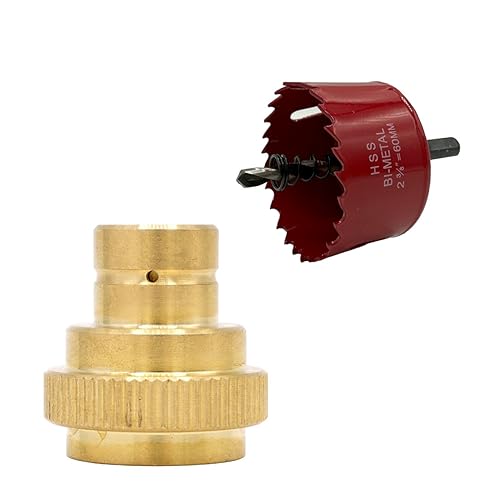 Quick-Adapter für CO2 Wasser-Sprudler Crystal 3.0 und ART inkl. Bohrkrone 60mm von Bluecraft