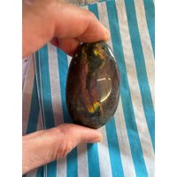 Labradorit Kristall Glück Hand Stein Träne Tropfen Sorgen Schöne Auffällige Goldene Blitz-Heilung Mineral-Stein von BlueCrystalRockShop