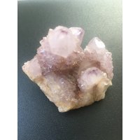 Spirit Quartz Crystal Mini Cluster Atemberaubendes Licht Lila Healing Natürliches Mineral Schillernder Funkelnder Kristall von BlueCrystalRockShop