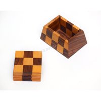 Handgefertigtes Untersetzer Set Aus Holz Handgefertigtes Untersetzer Set Aus Holz von BlueDutchArts
