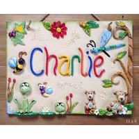Kinder Gedenktafel - Keramik Steinzeug Schild Nach Maß Und Personalisiert Kinder Gedenktafel - Keramik Steinzeug Schild Nach Maß Und Personalisiert von BlueFishStudiosShop