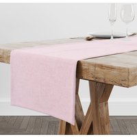 Rosa Tischläufer Für Esstisch, Valentinstag Tischdeko Bauernhaus Küche, Hochzeitsgeschenk Paar Einzigartig, Kaffeetischdeko von BlueHavenDecor