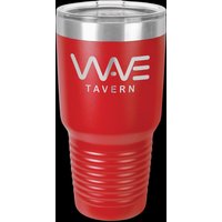 Polarkamel 30 Oz. Ringneck-Vakuum-Isolierter Becher Mit Klarem Deckel von BlueLineCustomWorks