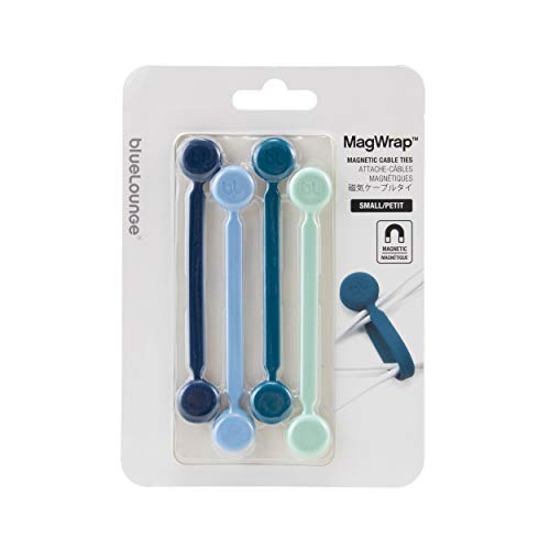 BlueLounge MAGRWARP-Organizer für Kabel, 4er-Pack, Weiß, Standard von BlueLounge