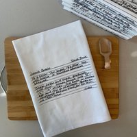 6 Benutzerdefinierte Geschirrhandtücher Omas Geschenk/Mehlsack Geschirrtücher von BlueMountainBags