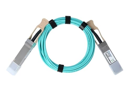 BlueOptics Kompatibles Radware QSFP-100G-AOC-2M QSFP28 Aktives Optisches Kabel (AOC), 100GBASE-SR4, Ethernet, Infiniband, 2 Meter (Q28-AOC-2M-RW-BO) Marke von BlueOptics