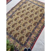 Vintage Teppich Mit Paisleys/Kleiner Großer von BlueParakeetRugs