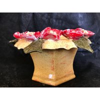 Blumentopf Kerzenhalter Centerpiece von BlueRidgeCeramics