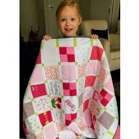 Custom Memory Quilt Baby-Kleidung-Andenken, Erbstück-Quilt von BlueSkyBubbleAtelier