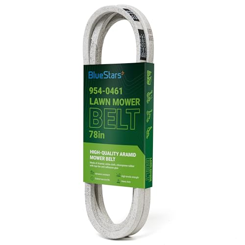 BlueStars 954-0461 Antriebsriemen - Kompatibel mit Cub Cadet LT1018 LT1022 LT1024 LT1042 LT1045 LT1046 und mehr - ersetzt 754-0461 OCC-754-0461 754-04165 954-04-04-04-04-04 165 Aramidschnur, 198,1 x von BlueStars