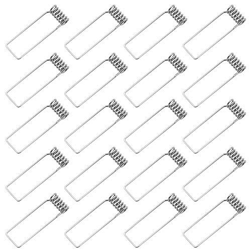 BlueXP 20 Stücke MR16 GU10 Haltefeder Clip 50mm Durchmesser LED Haltefederklemmen Feste Federklammer für MR16 GU10 Spot Light Downlights Einbauleuchte von BlueXP