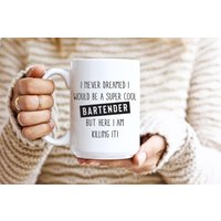 Barkeeper, Becher, Barkeeper Geschenk, Kaffeebecher, Geschenk Geschenke, Barbedarf von Bluebubbly