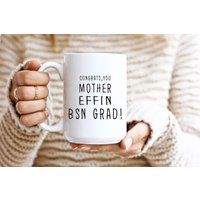 Bsn Graduierten Geschenke, Bachelor Of Science in Krankenpflege Lustiges Geschenk Für Graduierten, Tasse, Becher Mit Kaffee Set von Bluebubbly