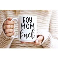 Junge Mama Kraftstoff Personalisierte Tasse - Kinder Namen Auf Für von Bluebubbly