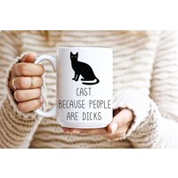 Katzentasse, Katzengeschenk, Katzenbesitzergeschenk, Lustige Katzenkaffeetasse von Bluebubbly