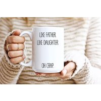 Papa Geschenke Von Tochter Lustige Geschenkidee Vatertag Weihnachten Geburtstagsgeschenk Für Kaffeetasse Wie Vater von Bluebubbly