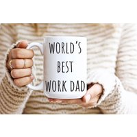 Weltbester Arbeit Papa, Papa Becher, Vatertag, Lustiger Arbeitsbecher, Abschiedsgeschenk Für Mitarbeiter, Lustige Kaffeetasse, Becher von Bluebubbly