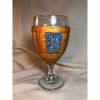 Blaue Abstrakte Fenster Kelch, Fantasie von BluejayClay