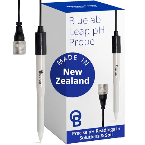 Bluelab PROBPHLEAP pH Leap Probe - Robust Boden Sonde mit BNC Steckverbindung & Sensor für Ihr Digital Pflanzen Messgerät, Combo Meter or pH Test Meter; Messen Genau pH-Wert in Garten Erde or Substrat von Bluelab