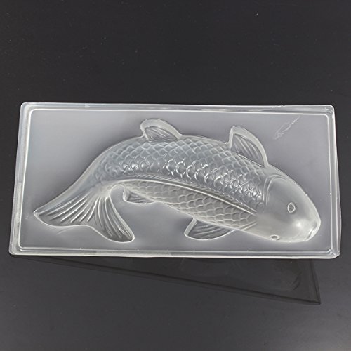 Koi Fisch 3D Form Kuchen Schokoladenform Gelee Zuckerfertigkeit Mould L von Bluelover