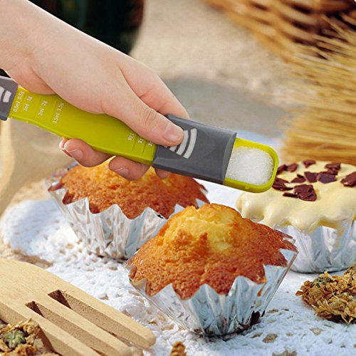 Bluelover Küche Einstellbare Messlöffel Mit Skala Backen Kochen Tools Backzubehör Bluelover Küche Einstellbare Messlöffel Mit Skala Backen Kochen Tools Backzubehör von Young21