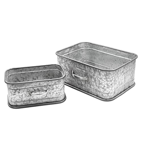 Blümelhuber 2er Set Metallbox Aufbewahrung für Tischdeko Vintage oder Vintage Deko Garten Blümelhuber 2er Set Metallbox Aufbewahrung für Tischdeko Vintage oder Vintage Deko Garten von Blümelhuber