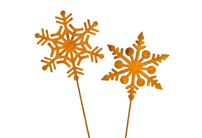 Blümelhuber Gartenstecker -2er Set Schneeflocke (2-St) wetterfest von Blümelhuber