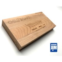 Chili Schneidebrett - Buche Massiv von Blueprintjim