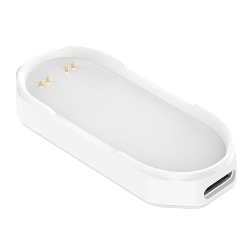 Blueshaweu Ladegerät Ladekabel USB C Kompatibel mit PLAUD NotePin Sprachrekorder, Tpy C Ladekabel und Ladestation für NotePin KI-Sprachrekorder (Nur Ladegerät, Weiß) von Blueshaweu