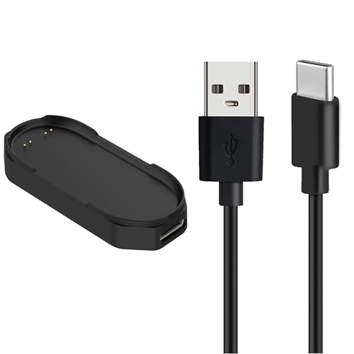 Blueshaweu Ladegerät Ladekabel USB C Kompatibel mit PLAUD NotePin Sprachrekorder, Tpy C Ladekabel und Ladestation für NotePin KI-Sprachrekorder (schwarz) von Blueshaweu