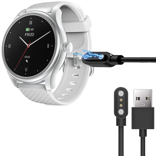 Blueshaweu Ladekabel Kompatibel mit Hama Smartwatch 5010 1,38”, Kabel Ladegerät Ladestaion Kompatibel für Hama 5010 Smartwatch (USB A, schwarz) von Blueshaweu