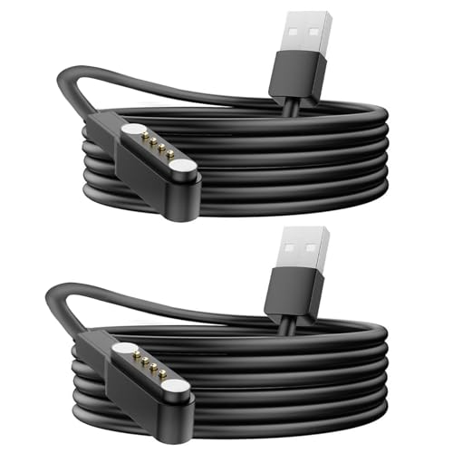 Blueshaweu Ladekabel Kompatibel mit Mobvoi TicNote KI Digitales Diktiergerät, Kabel Ladegerät Ladestaion für Mobvoi TicNote (schwarz+schwarz) von Blueshaweu