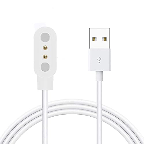 Blueshaweu Ladekabel Kompatibel mit anyloop Smartwatch Damen 1.43" R1, Kabel Ladegerät Ladestaion für anyloop R1 Smartwatch (USB A, Weiß) von Blueshaweu