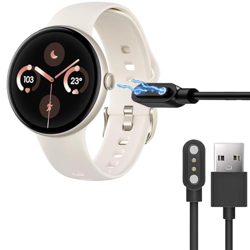 Blueshaweu Ladekabel Kompatibel mit anyloop Smartwatch Damen 1.43" R1, Kabel Ladegerät Ladestaion für anyloop R1 Smartwatch (USB A, schwarz) von Blueshaweu